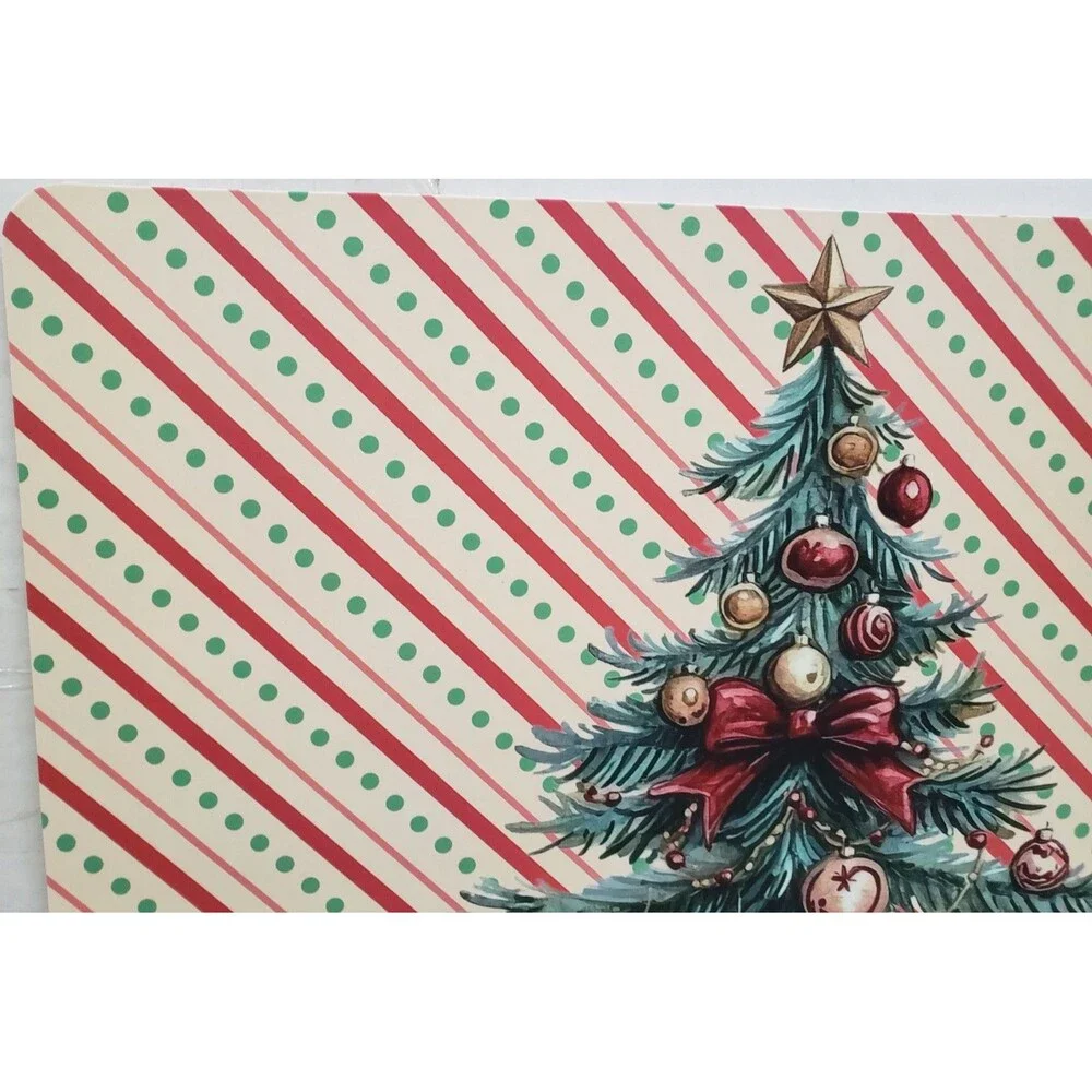 Set of 4 Same Placemats w/cork Back, 12